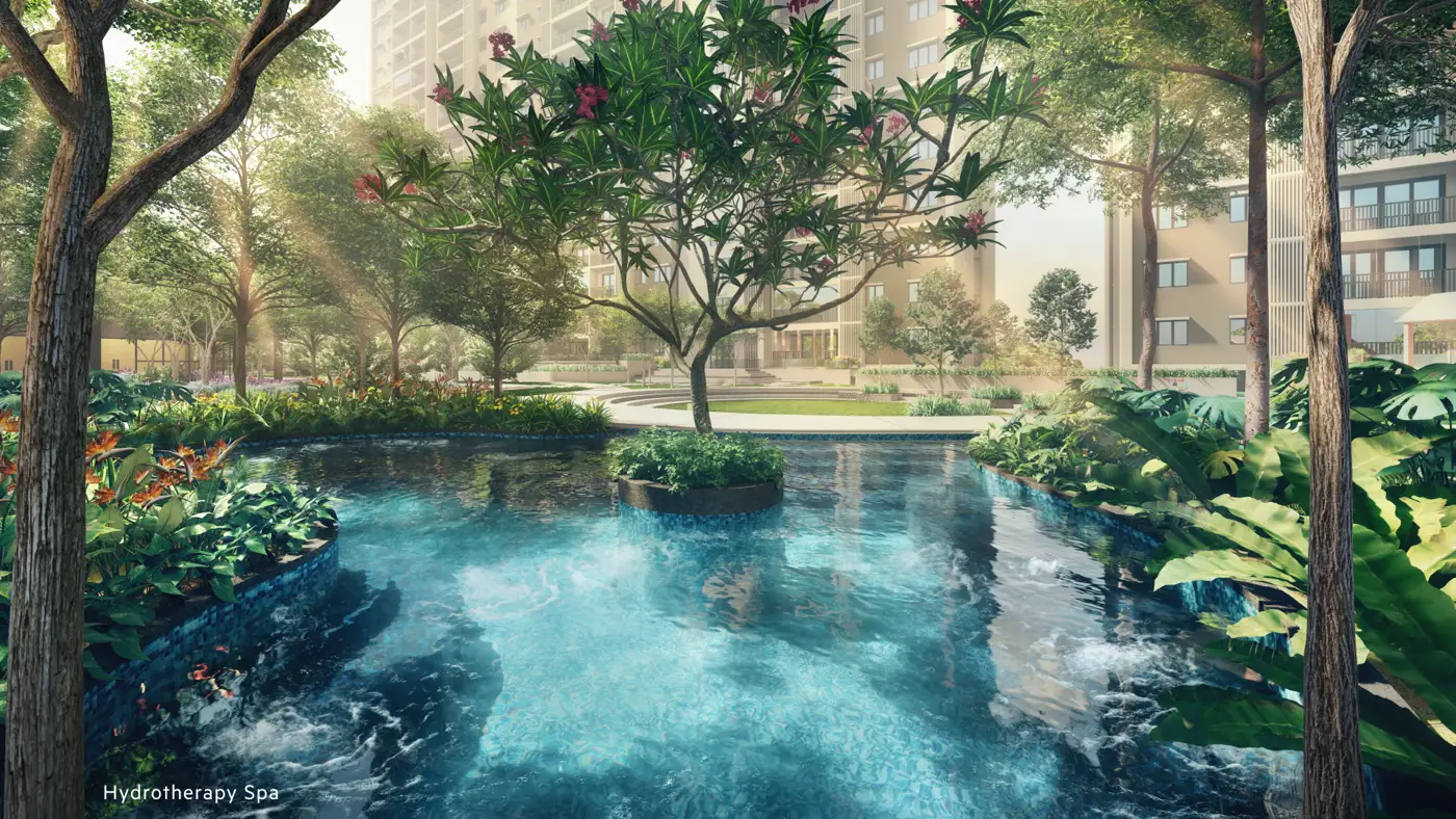 Hydrotherapy spa pool, Anya at Shorea Park